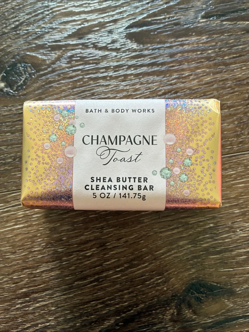 Bath & Body Works Shea Butter Cleansing Bar Champagne Toast